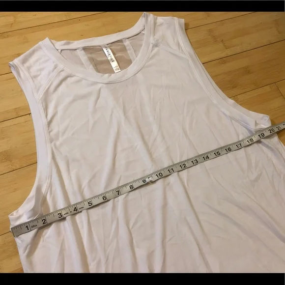 Fabletics Monet Back Tie Back Tank Top XXL White EUC - Picture 15 of 16